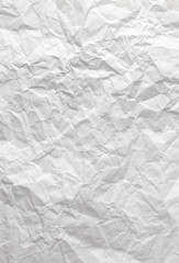 Crushed white paper