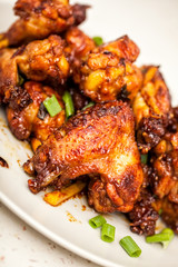 Caramelized chicken wings