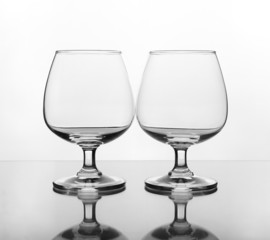 empty wine glass
