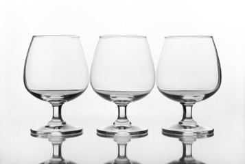 empty wine glass
