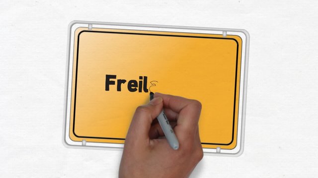 Freilassing Ortseingangsschild Ortseingang Stadt