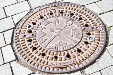 manhole in Berlin