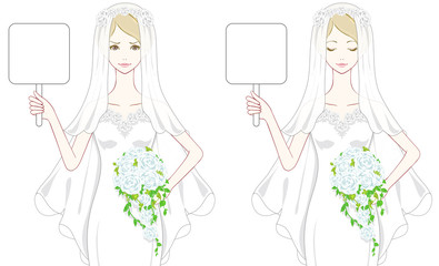 花嫁　ホワイトボード