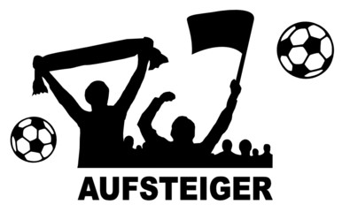 Fan Fussball Aufsteiger © SimpLine