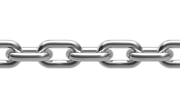 Chain isolated. Seamless. Vector illustration
