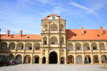 Fototapeta premium Castle in Moravska Trebova, Czech Republic
