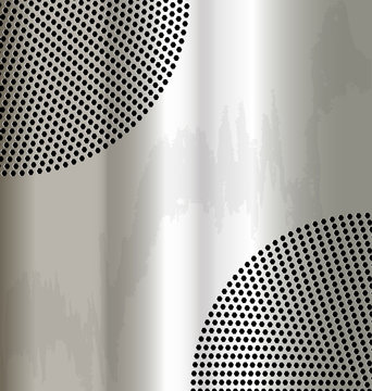 Silver metal template  background