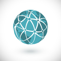Global network icon