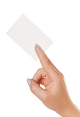 Fototapeta premium offer a business card