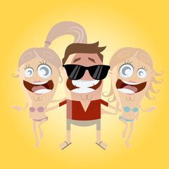 urlaub party mädchen sommer