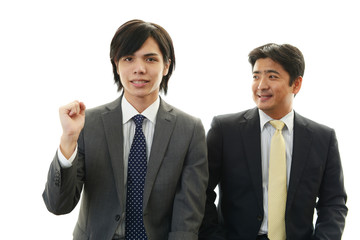 笑顔のビジネスマン