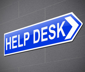 Help desk concept.