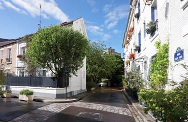 Paris, vieille rue du 13ème arrondissement