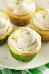 Homemade Margarita Cupcakes with Frosting