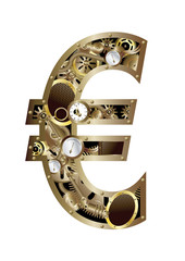 Fototapeta premium steampunk euro