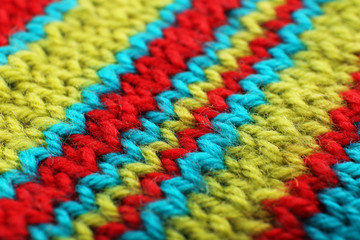 Knitted fabric background