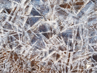 ice in fractures. background