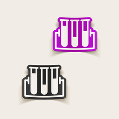 realistic design element: tube