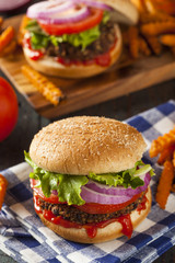 Homemade Healthy Vegetarian Quinoa Burger