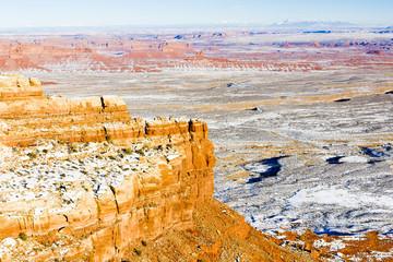 winter landscape of Utah, USA