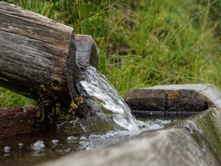 Sprudelndes Quellwasser