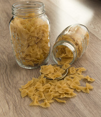 pasta in the shape of butterfly