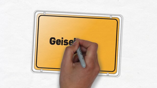 Geiselh&ouml;ring Ortseingangsschild Ortseingang Stadt