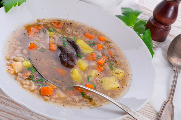 Krupnik – Polish Pearl Barley Soup