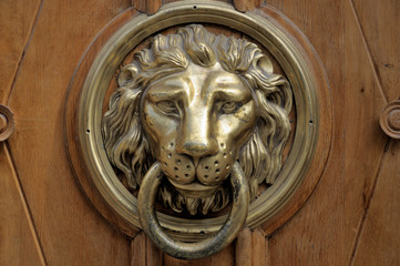  .The lion. Door knocker.