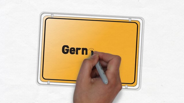 Gernsheim Ortseingangsschild Ortseingang Stadt