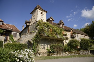 Fototapeta na wymiar Francja, malownicze wioski z Loubressac