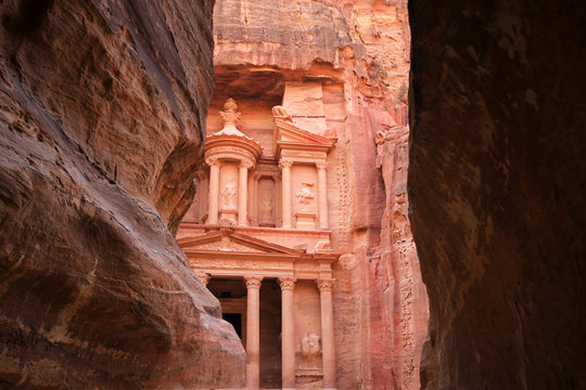 Petra at the gorge entrance, Jordan