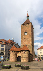 Fototapeta premium Weisser Turm in Nuremberg - Germany