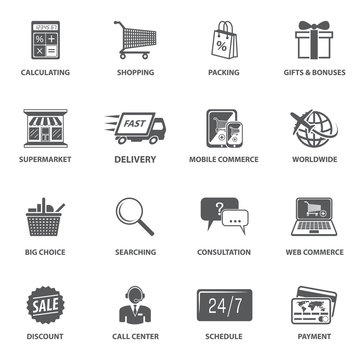 Shopping E-commerce Icons