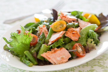 Salad with Salmon