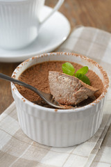 Chocolate flan