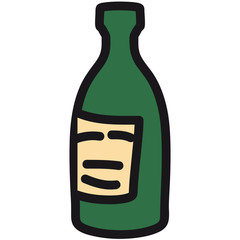 Bier Flasche Saufen Betrinken