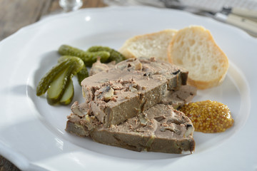 Pate with mushrooms