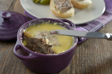 Pate with mushrooms