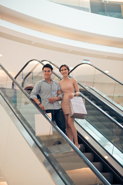 Couple in mall