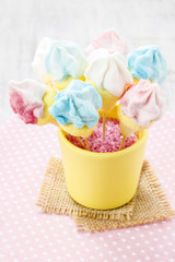 Marshmallow cake pops