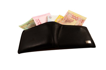 кошелек с деньгами