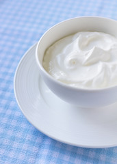 Bowl of Plain Greek Yogurt