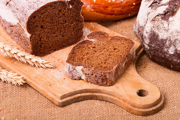 Bread with wheat