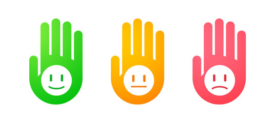 Hand icon set