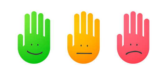 Hand icon set