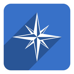 compass flat icon