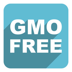 gmo free flat icon