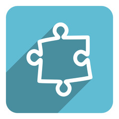 puzzle flat icon