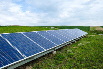 Solar Panel im Freien